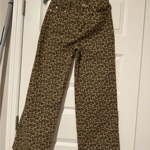 Le Lis Animal Print Jeans